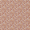 Printed Cotton KARLI Caramel / Violet